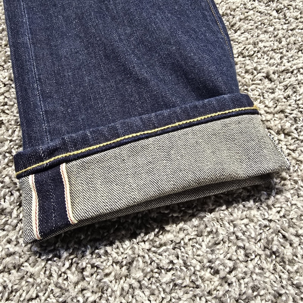 Flint And Tinder Salvage Denim Jeans Men Size 34x30 Athletic Tapered Fit - Picture 9 of 12